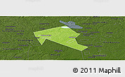 Physical Panoramic Map of Mytischinskiy, darken