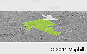 Physical Panoramic Map of Mytischinskiy, desaturated