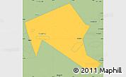 Savanna Style Simple Map of Mytischinskiy