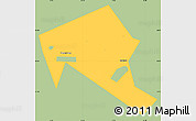 Savanna Style Simple Map of Mytischinskiy, single color outside