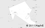 Silver Style Simple Map of Mytischinskiy