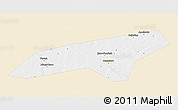 Classic Style 3D Map of Naro-Fominskiy, single color outside