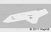 Gray 3D Map of Naro-Fominskiy, single color outside