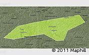 Physical 3D Map of Naro-Fominskiy, darken, semi-desaturated