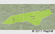 Physical 3D Map of Naro-Fominskiy, semi-desaturated