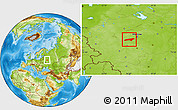 Physical Location Map of Naro-Fominskiy