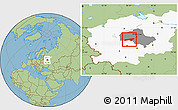 Savanna Style Location Map of Naro-Fominskiy, highlighted parent region, highlighted grandparent region