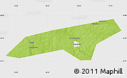 Physical Map of Naro-Fominskiy, single color outside