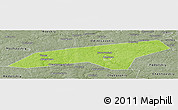 Physical Panoramic Map of Naro-Fominskiy, semi-desaturated