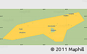 Savanna Style Simple Map of Naro-Fominskiy, single color outside