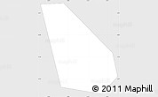 Silver Style Simple Map of Volokolamsk