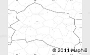 Blank Simple Map of Oryol Oblast, no labels