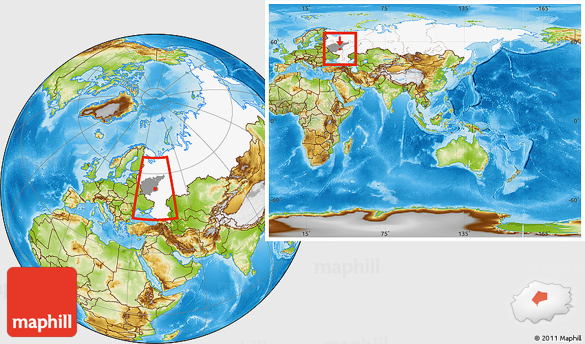 Illustrator map Ryazan Russia