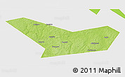 Physical 3D Map of Novoduginskiy, single color outside