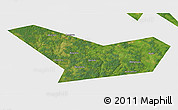 Satellite 3D Map of Novoduginskiy, single color outside