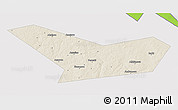 Shaded Relief 3D Map of Novoduginskiy, single color outside