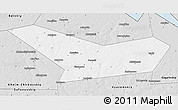 Silver Style 3D Map of Novoduginskiy