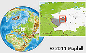 Physical Location Map of Novoduginskiy, highlighted parent region, highlighted grandparent region
