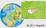 Physical Location Map of Novoduginskiy, highlighted parent region