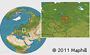 Satellite Location Map of Novoduginskiy