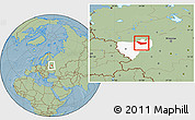 Savanna Style Location Map of Novoduginskiy, highlighted parent region, hill shading