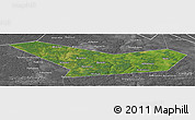 Satellite Panoramic Map of Novoduginskiy, desaturated