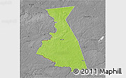 Physical 3D Map of Rudnyanskiy, desaturated
