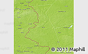 Physical 3D Map of Rudnyanskiy