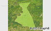 Physical 3D Map of Rudnyanskiy, satellite outside