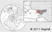 Blank Location Map of Rudnyanskiy, highlighted country, highlighted parent region