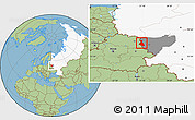 Savanna Style Location Map of Rudnyanskiy, highlighted country, highlighted parent region
