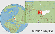 Savanna Style Location Map of Rudnyanskiy, highlighted parent region