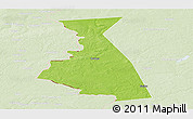 Physical Panoramic Map of Rudnyanskiy, lighten