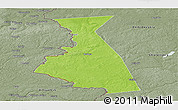 Physical Panoramic Map of Rudnyanskiy, semi-desaturated