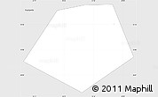 Silver Style Simple Map of Vyazma