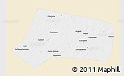 Classic Style 3D Map of Yelninskiy, single color outside