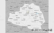Gray 3D Map of Tula Oblast
