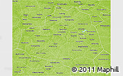 Physical 3D Map of Tula Oblast