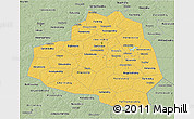 Savanna Style 3D Map of Tula Oblast