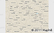 Shaded Relief 3D Map of Tula Oblast