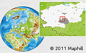 Physical Location Map of Aleksin, highlighted parent region, highlighted grandparent region