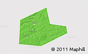 Political 3D Map of Aleksinskiy, single color outside