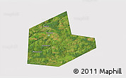 Satellite 3D Map of Aleksinskiy, cropped outside