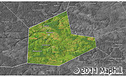 Satellite 3D Map of Aleksinskiy, desaturated