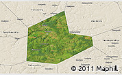 Satellite 3D Map of Aleksinskiy, shaded relief outside
