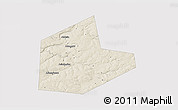 Shaded Relief 3D Map of Aleksinskiy, single color outside