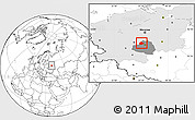 Blank Location Map of Aleksinskiy, highlighted parent region, highlighted grandparent region
