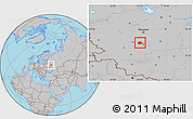 Gray Location Map of Aleksinskiy