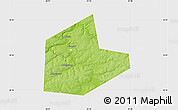 Physical Map of Aleksinskiy, single color outside