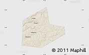 Shaded Relief Map of Aleksinskiy, single color outside